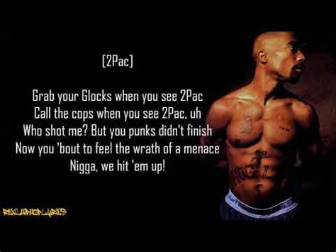 2pac hit em up dirty lyrics.